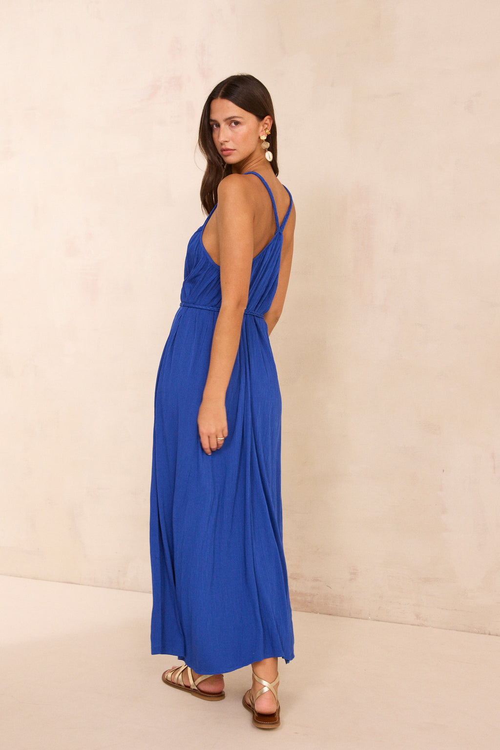 Robe fluide à bretelles PIA