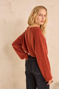 Pull à manches longues en cachemire ALIZEE