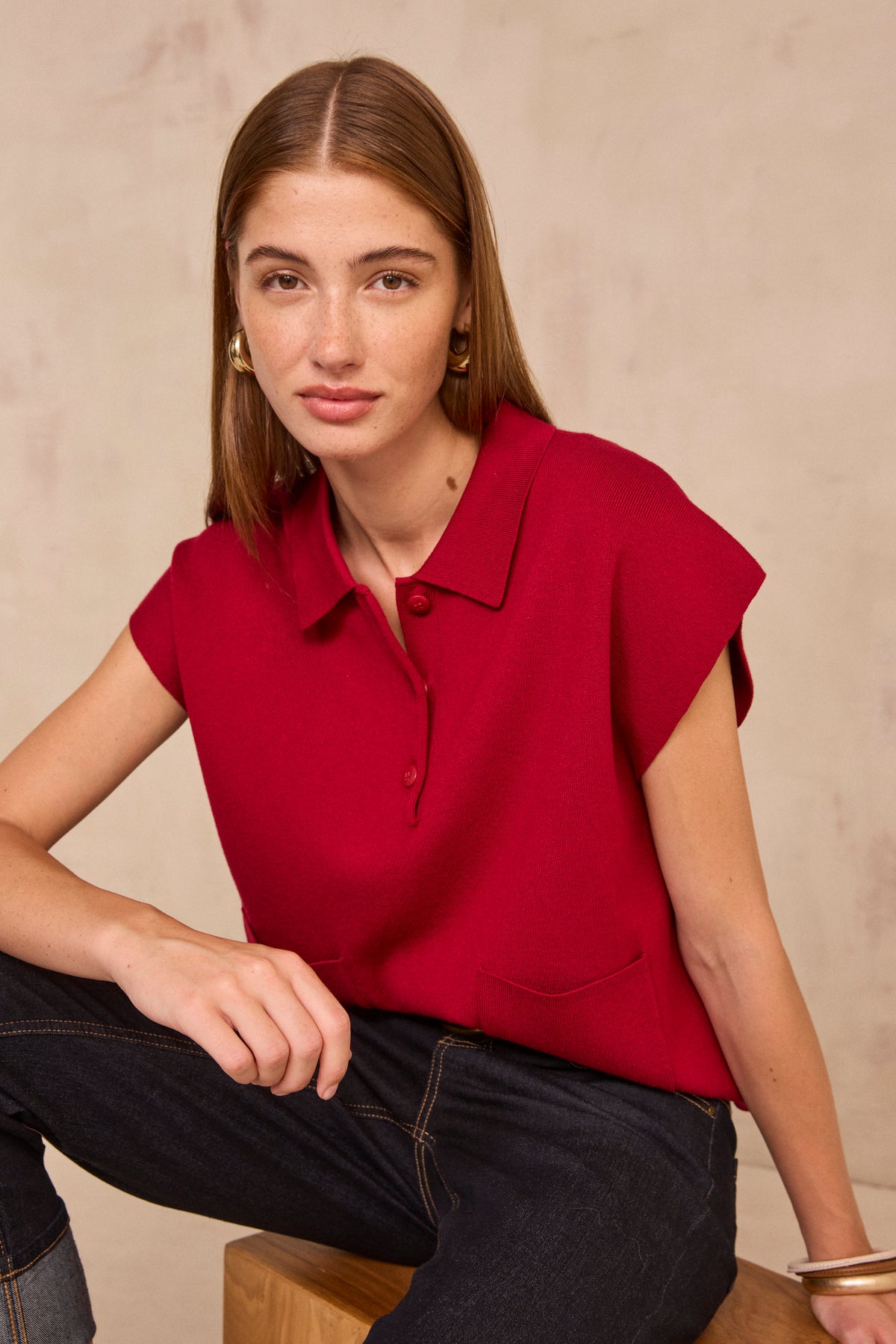 Pull sans manches AGLAE