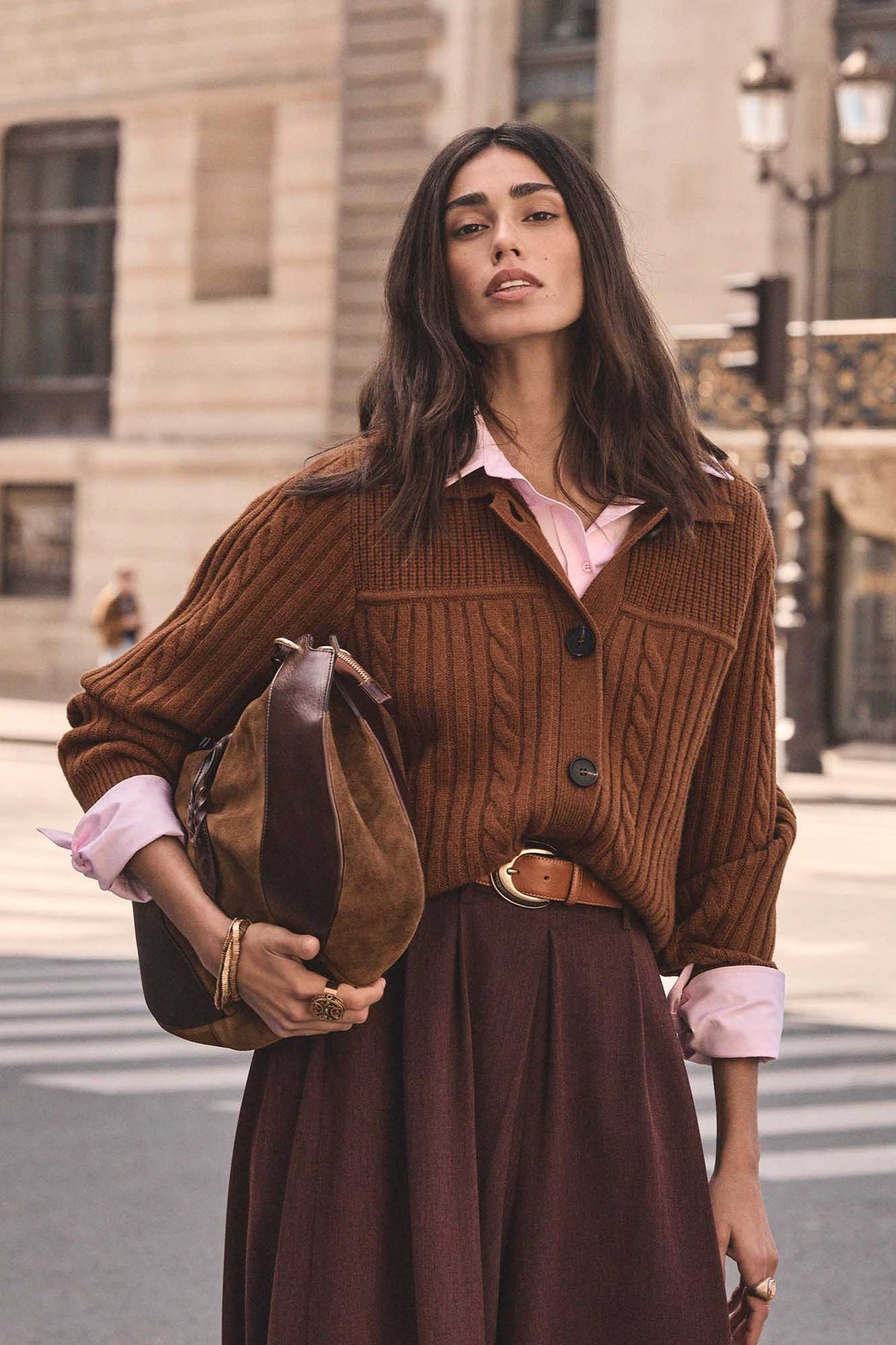 Gilet à manches longues en laine ARTUS