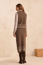 VAGUE soft knit midi skirt