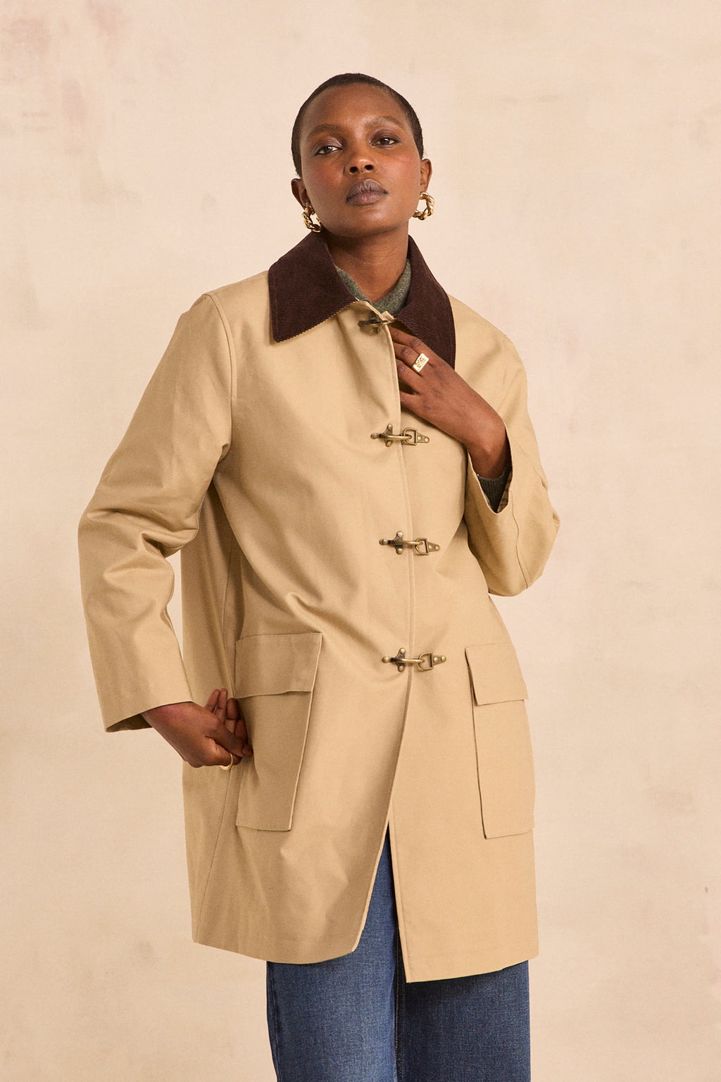 Parka à manches longues en coton DANAE