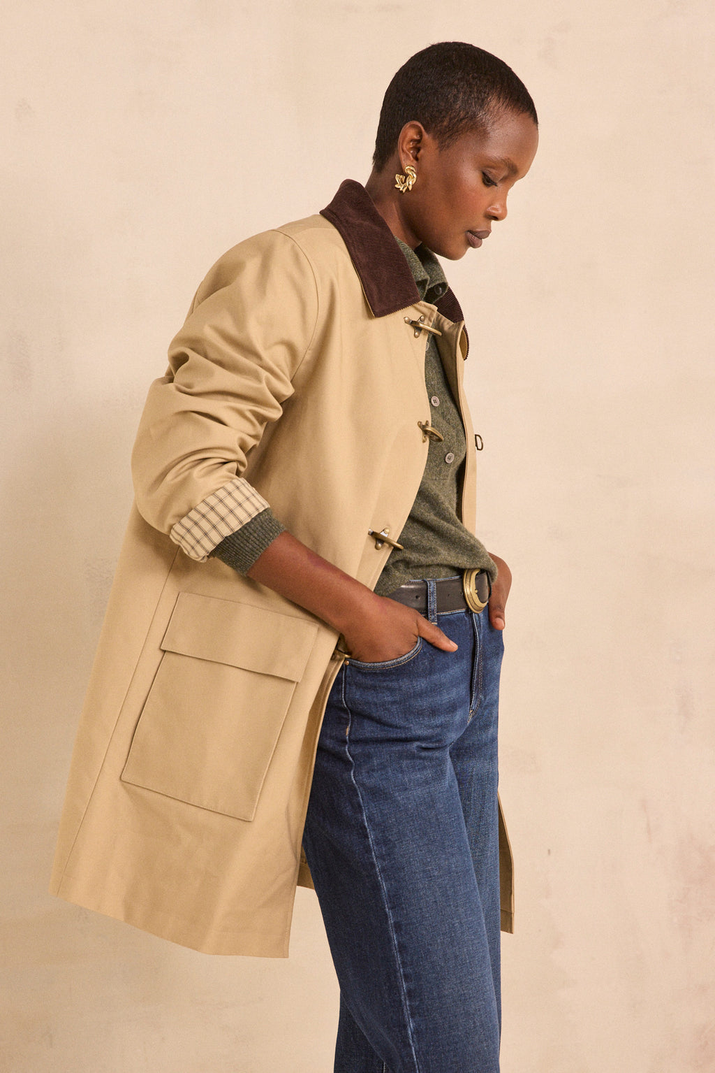 Parka à manches longues en coton DANAE