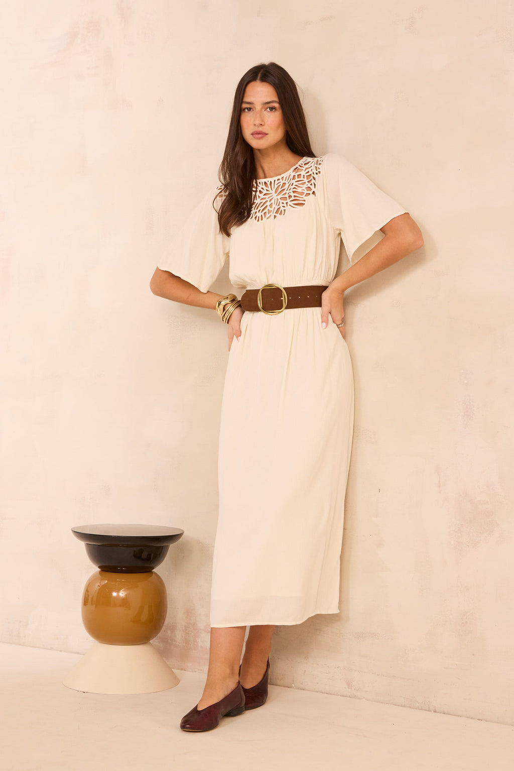 Robe fluide en dentelle PERFECT