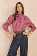 Blouse rayée en coton MARISSA