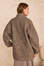 Wool and silk blend coat DAMIEN
