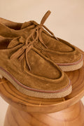 Flat suede derbies ORELIA