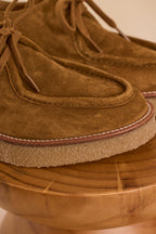 Flat suede derbies ORELIA