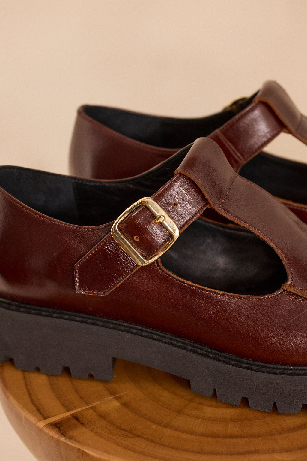 Derbies plates en cuir ORPHÉE
