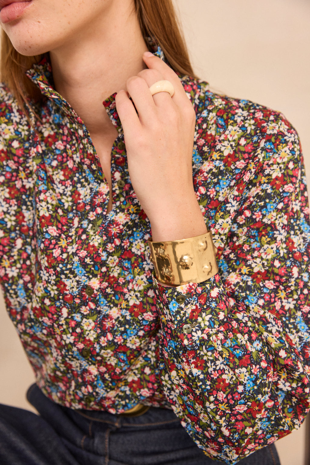 Blouse à fleurs MALIBU