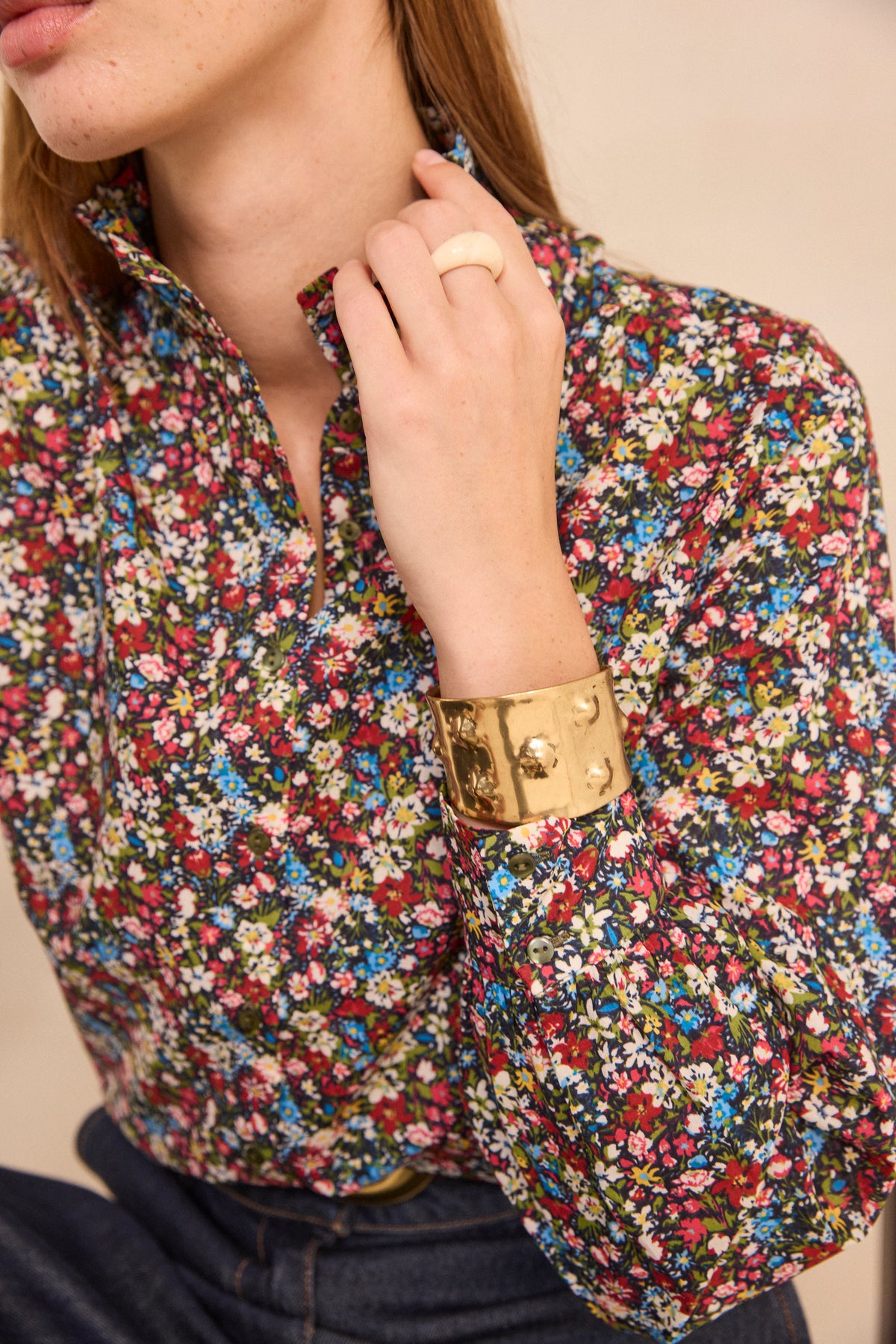 Blouse à fleurs MALIBU