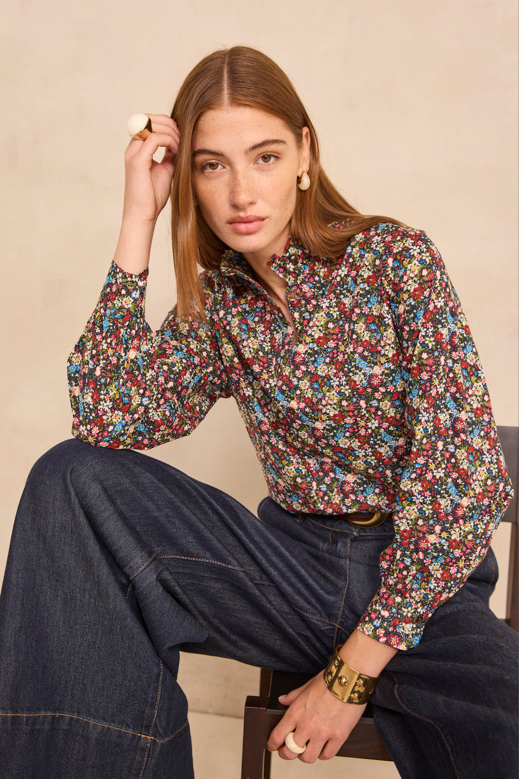 Blouse à fleurs MALIBU