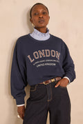 Sweat-shirt à manches longues en coton mélangé LESHOP
