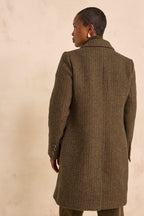 Manteau à motif prince-de-galles ANABELLE