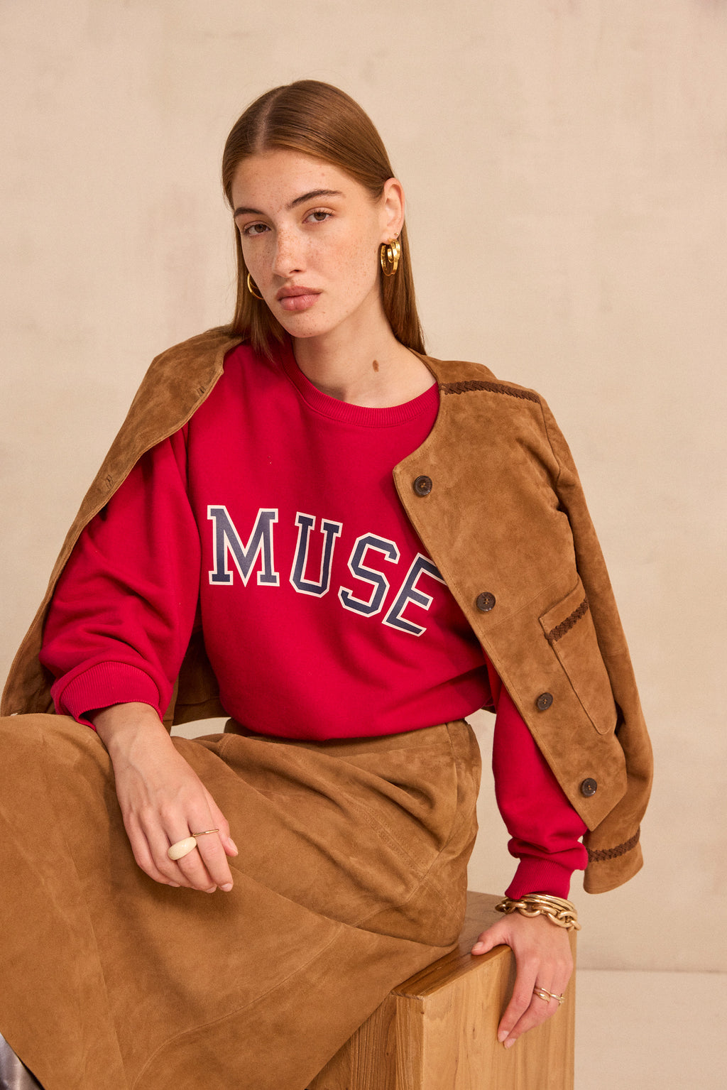 MUSE blended cotton sweatshirt